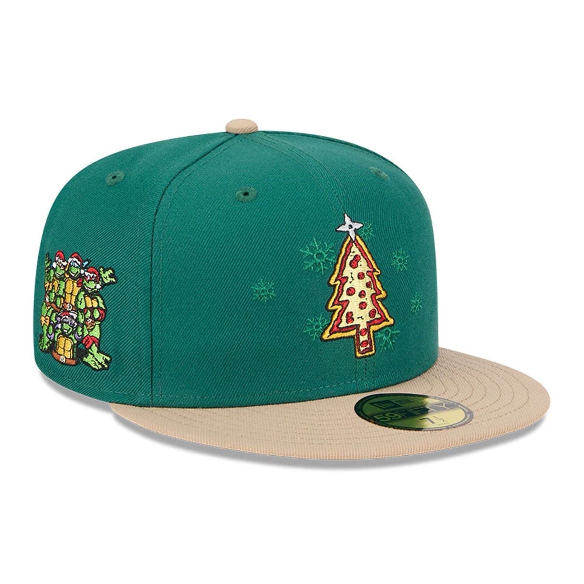 Teenage Mutant Ninja Turtles Pizza Tree Green 59FIFTY Fitted Cap