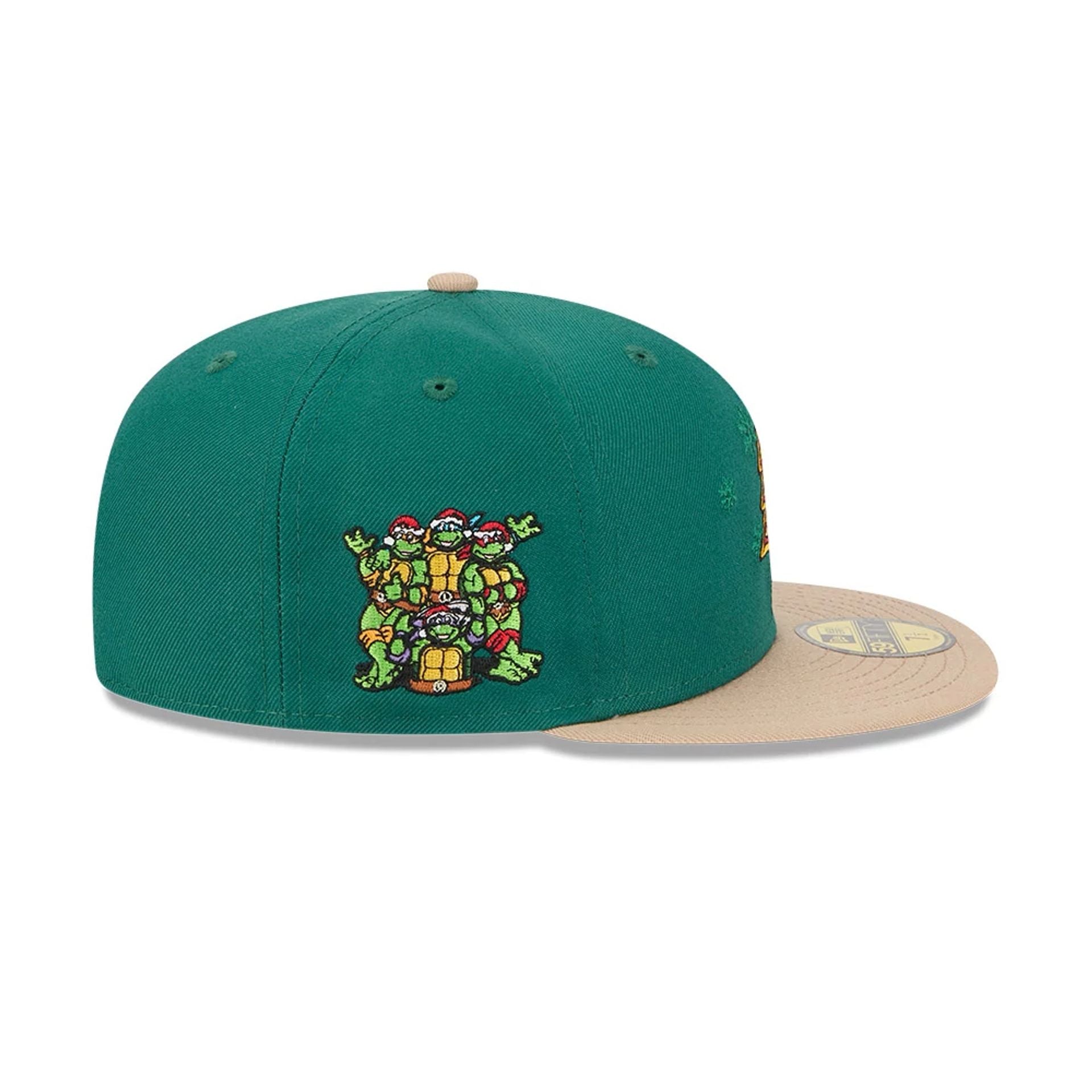 Teenage Mutant Ninja Turtles Pizza Tree Green 59FIFTY Fitted Cap
