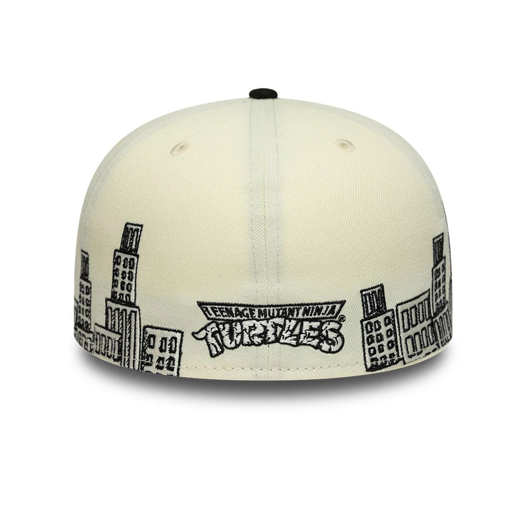 Teenage Mutant Ninja Turtles White 59FIFTY A-Frame Fitted Cap