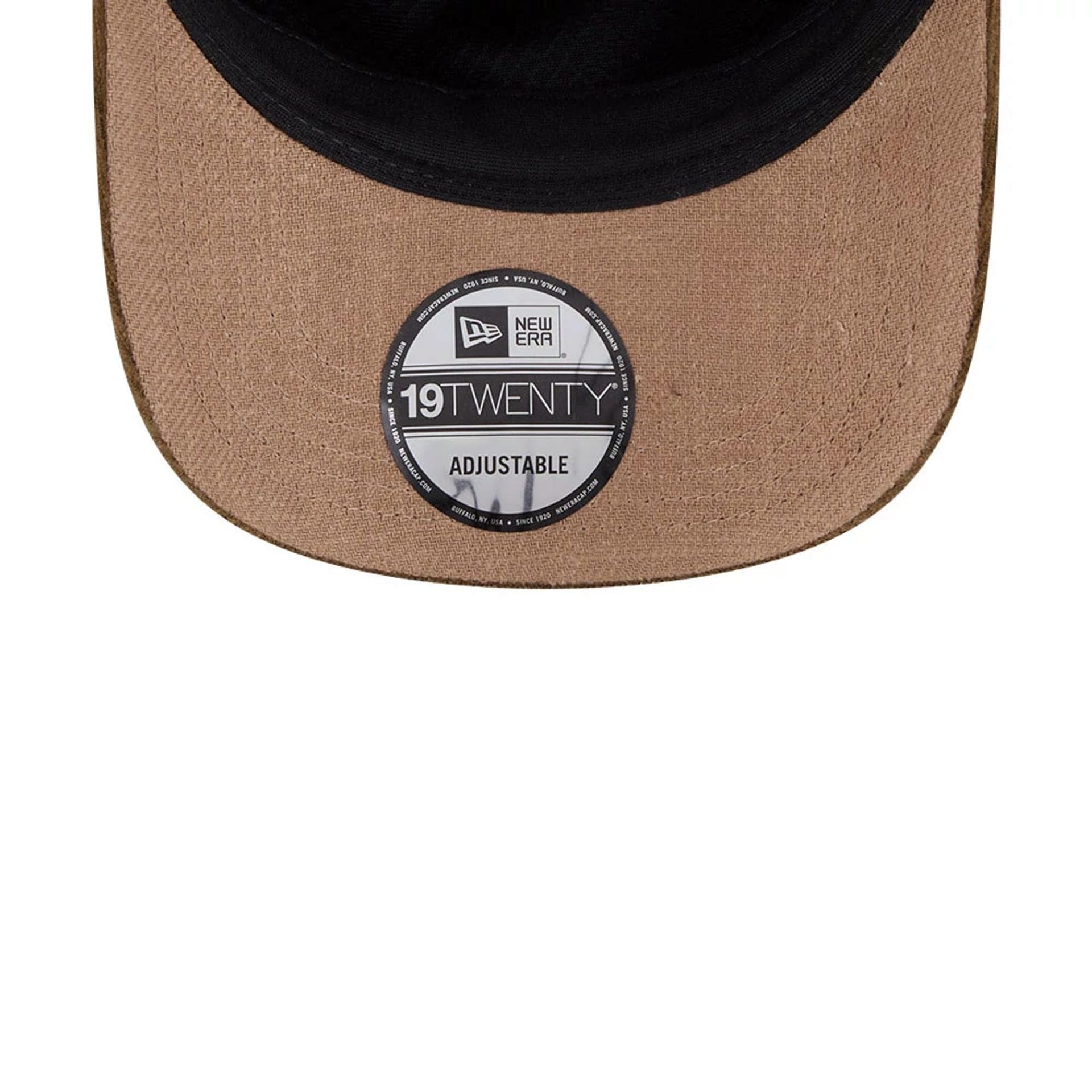 New York Mets MLB Utility Linen Open Brown 19TWENTY Adjustable Cap