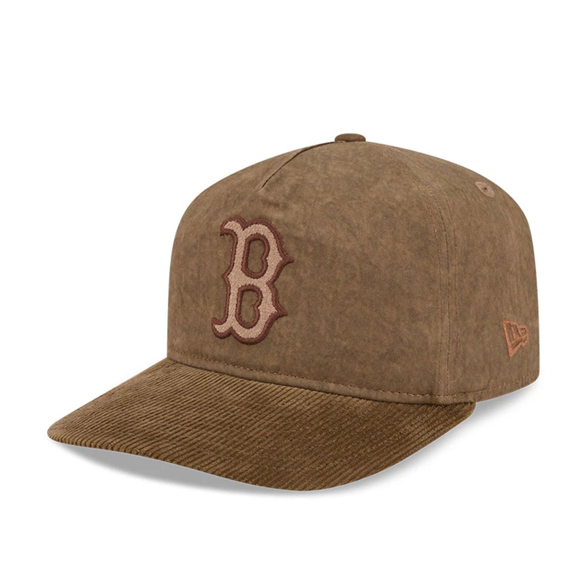 Boston Red Sox MLB Utility Linen Open Brown 19TWENTY Adjustable Cap
