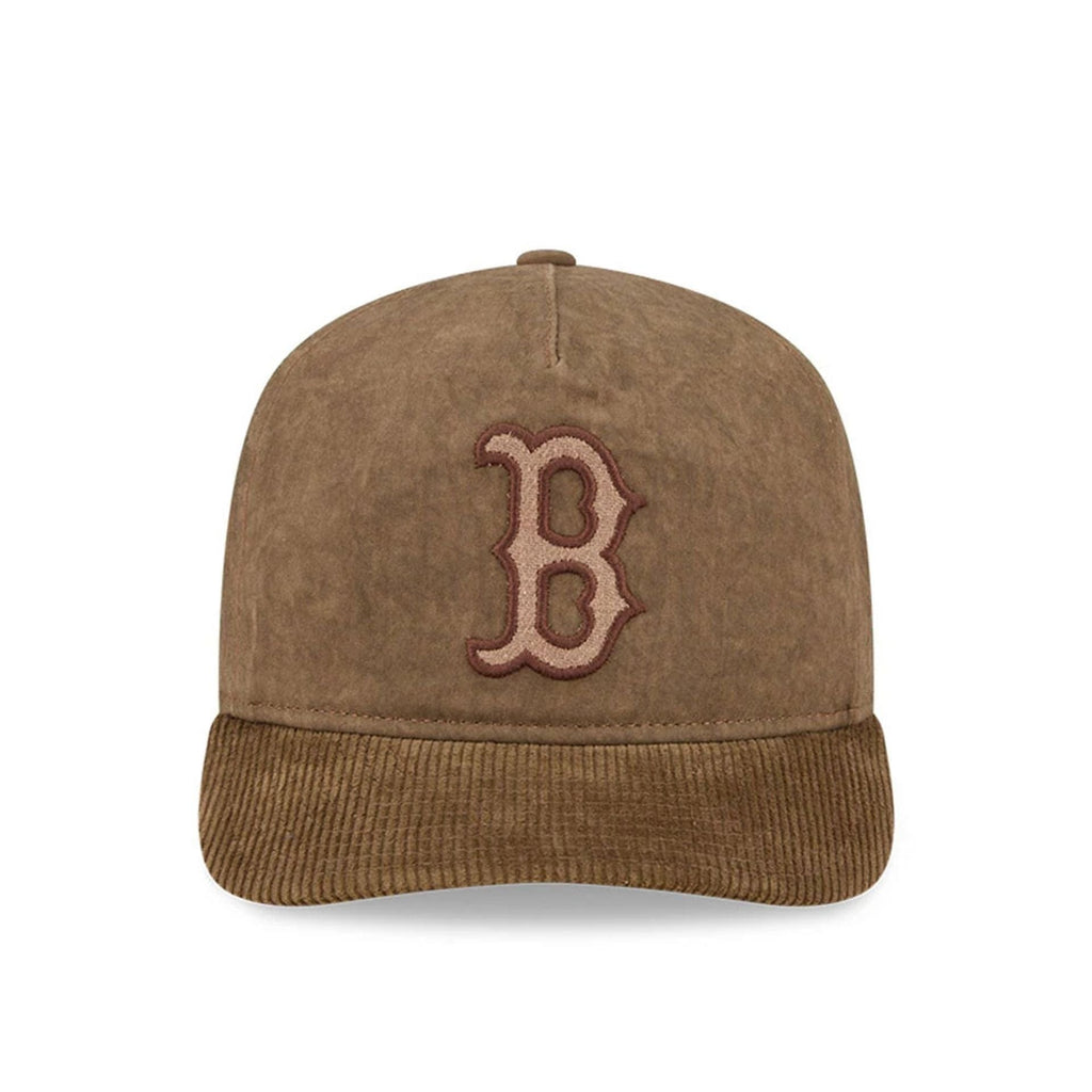 Boston Red Sox MLB Utility Linen Open Brown 19TWENTY Adjustable Cap