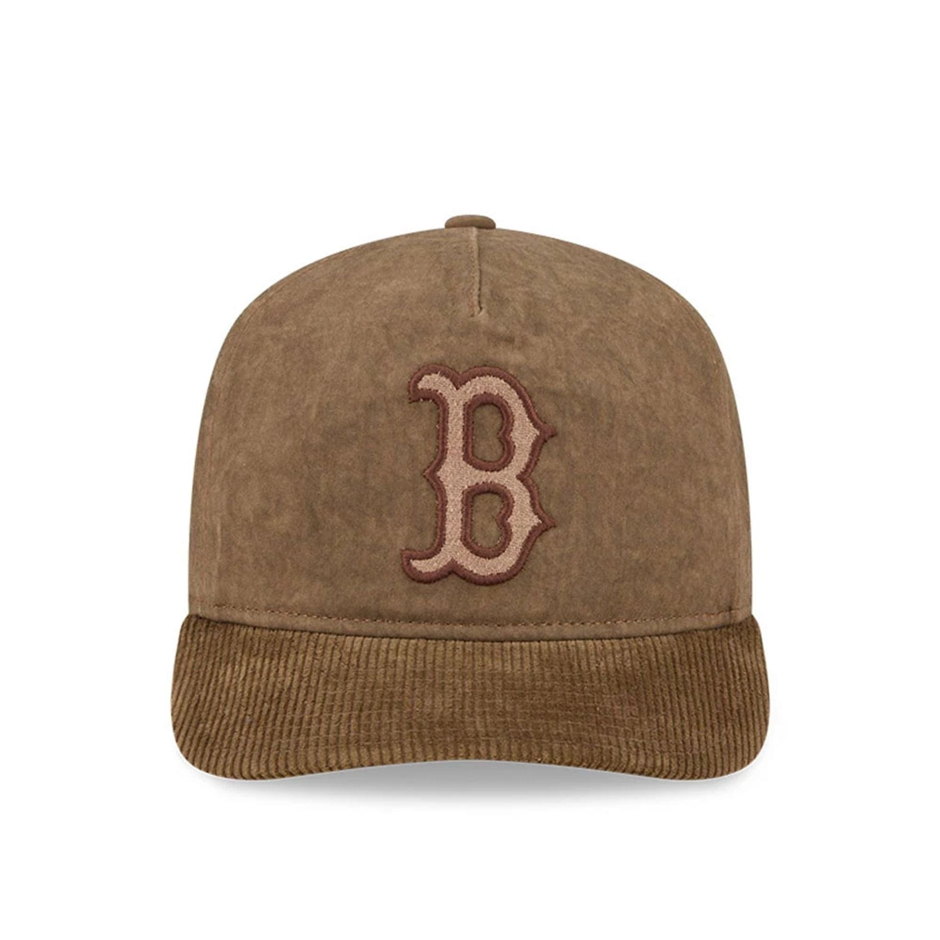 Boston Red Sox MLB Utility Linen Open Brown 19TWENTY Adjustable Cap