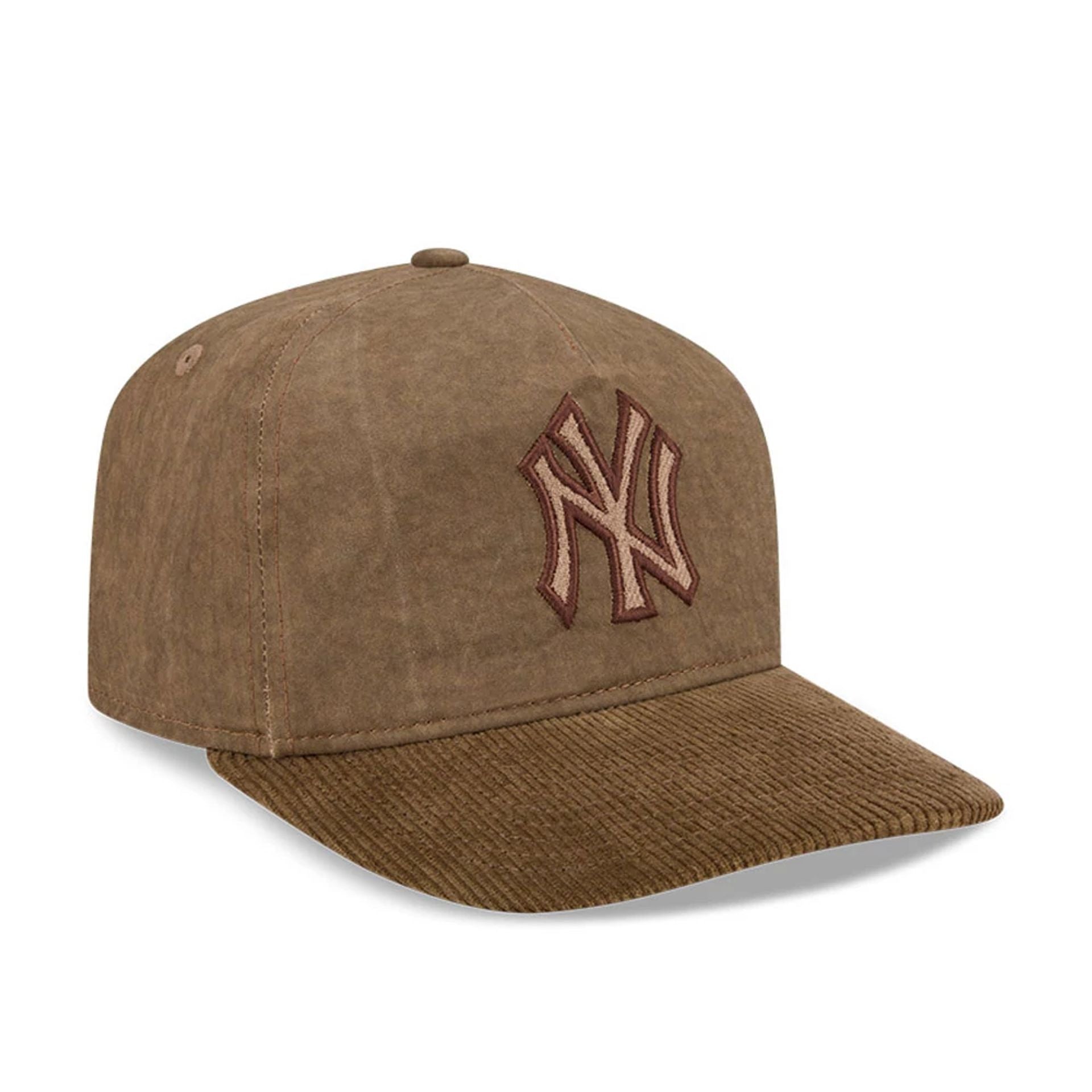 New York Yankees MLB Utility Linen Open Brown 19TWENTY Adjustable Cap