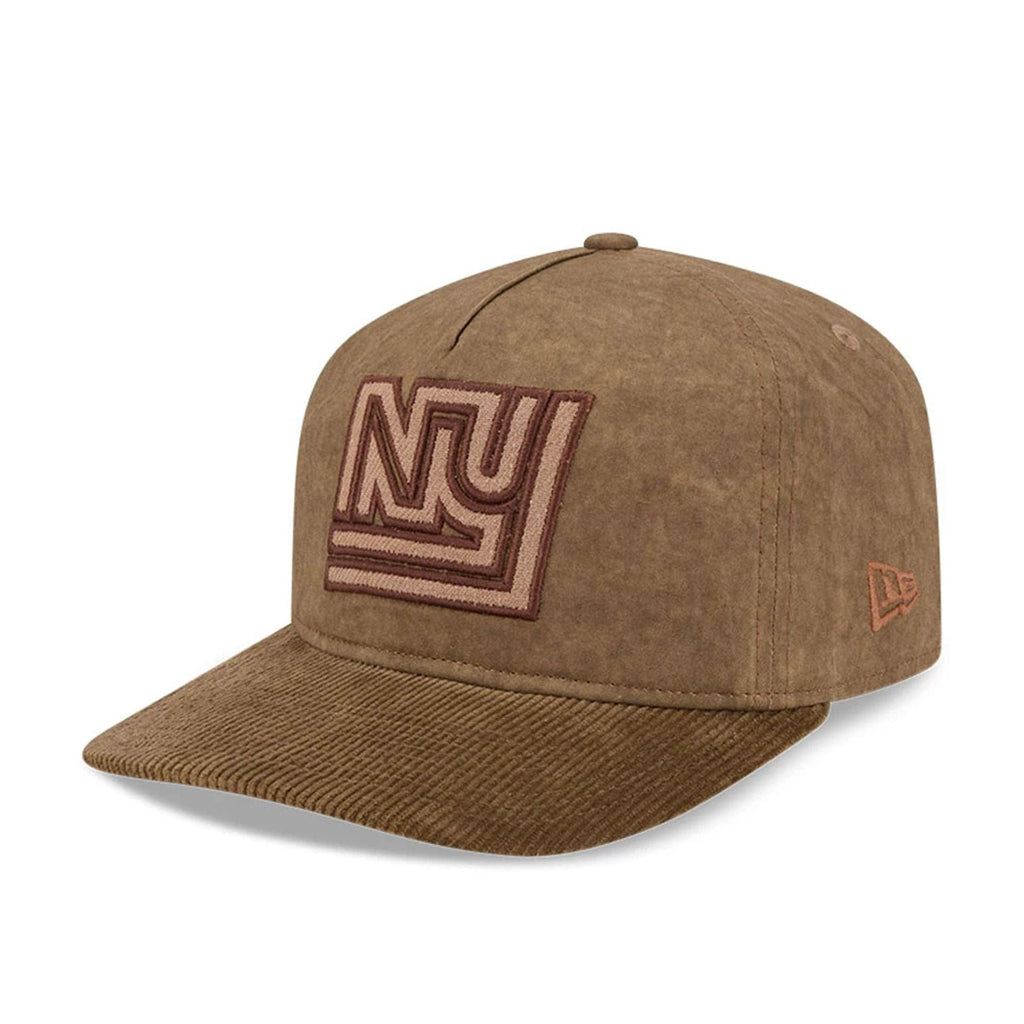 New York Giants NFL Utility Linen Open Brown 19TWENTY Adjustable Cap