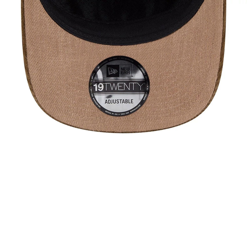 New York Giants NFL Utility Linen Open Brown 19TWENTY Adjustable Cap