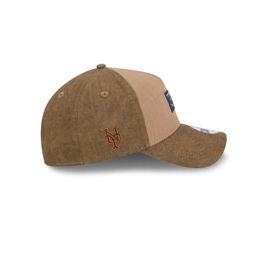 New York Mets MLB Open Brown 9TWENTY A-Frame Adjustable Cap