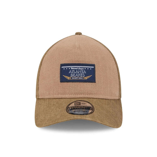 Atlanta Braves MLB Open Brown 9TWENTY A-Frame Adjustable Cap