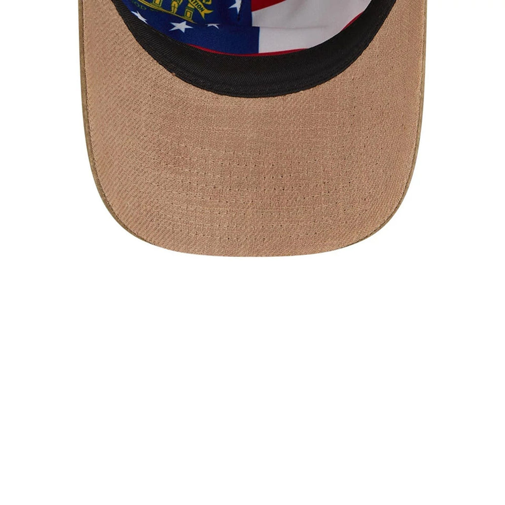 Atlanta Braves MLB Open Brown 9TWENTY A-Frame Adjustable Cap