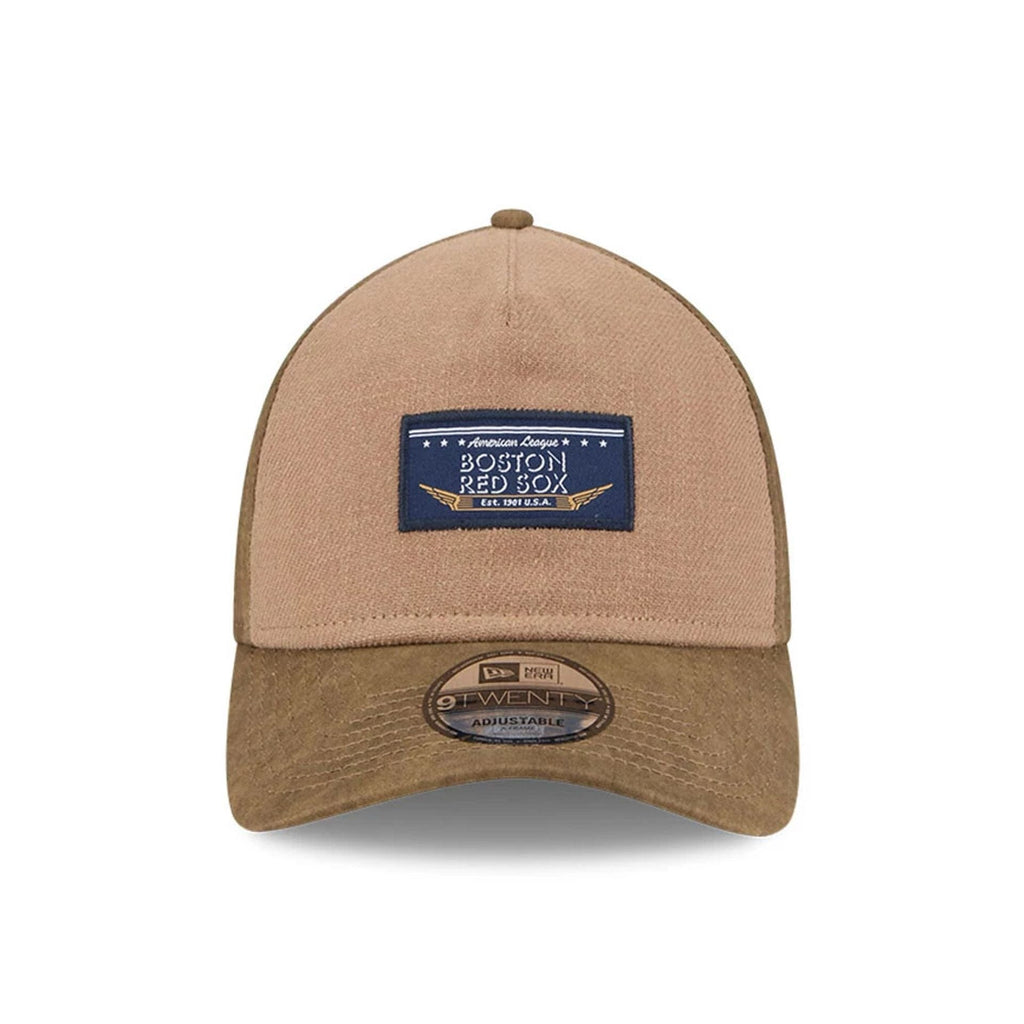 Boston Red Sox MLB Open Brown 9TWENTY A-Frame Adjustable Cap