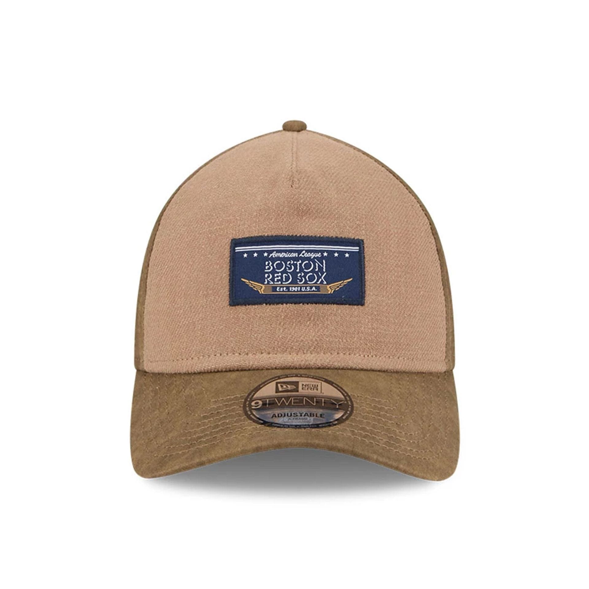 Boston Red Sox MLB Open Brown 9TWENTY A-Frame Adjustable Cap