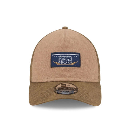 Boston Red Sox MLB Open Brown 9TWENTY A-Frame Adjustable Cap