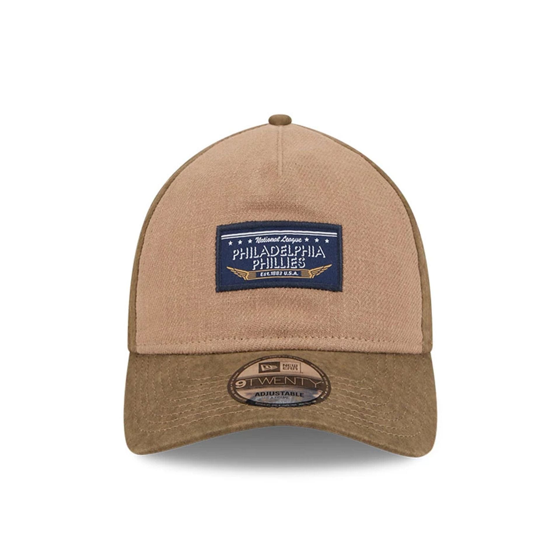 Philadelphia Phillies MLB Open Brown 9TWENTY A-Frame Adjustable Cap