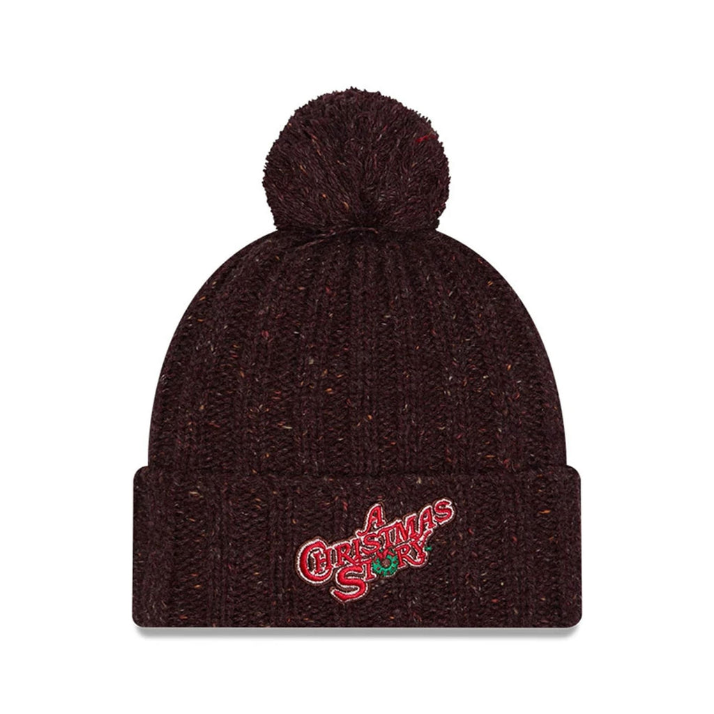 A Christmas Story Open Brown Cuff knit Beanie Hat