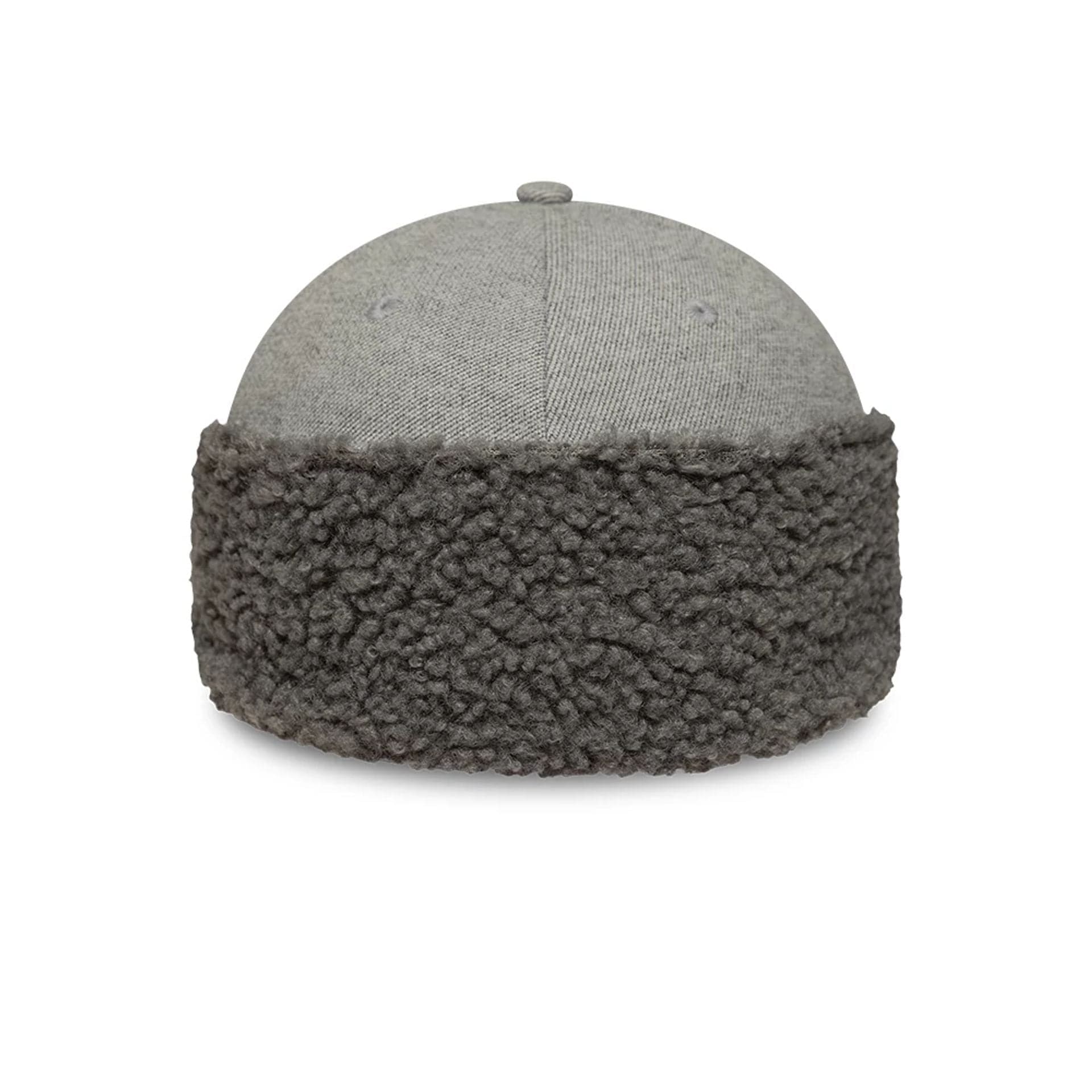 New Era Grey 39THIRTY Downflap Stretch Fit Cap