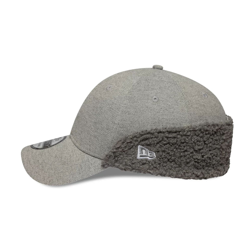 New Era Grey 39THIRTY Downflap Stretch Fit Cap