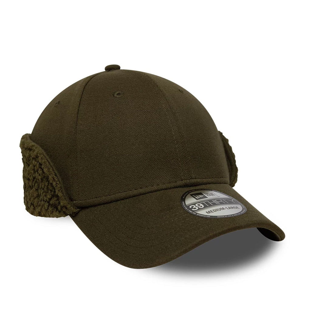 New Era Green 39THIRTY Downflap Stretch Fit Cap