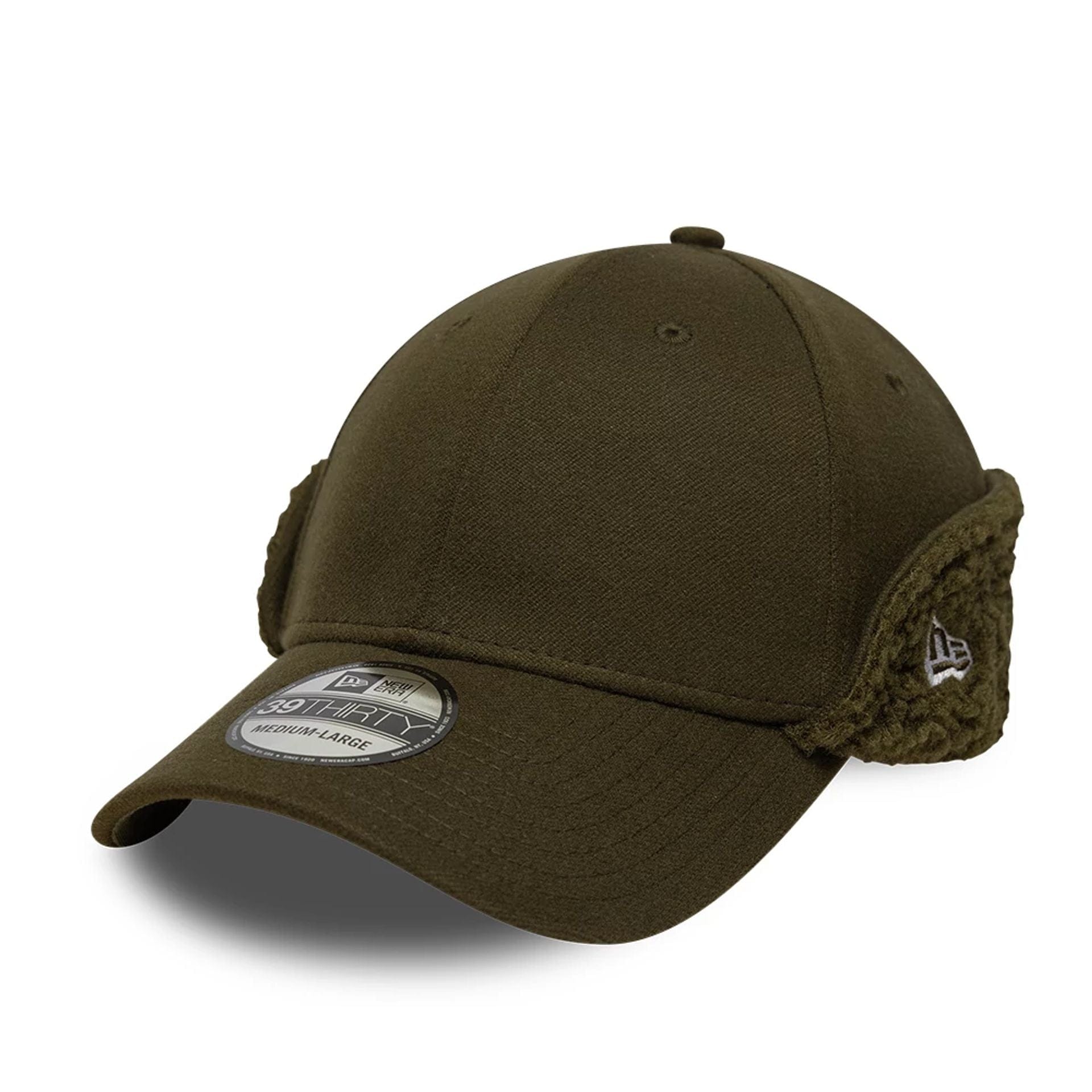 New Era Green 39THIRTY Downflap Stretch Fit Cap