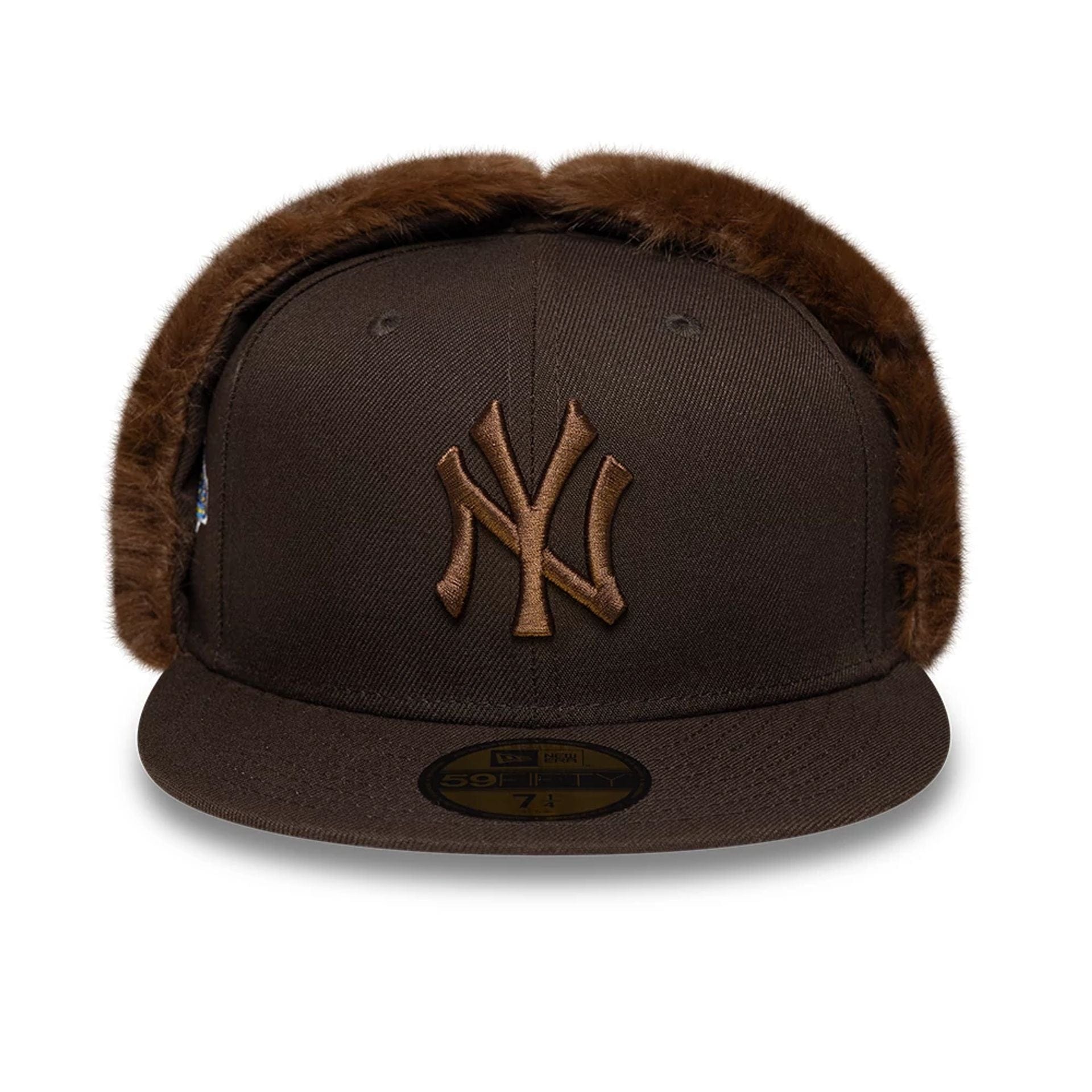 New York Yankees MLB World Series Dark Brown Dogear 59FIFTY Fitted Cap
