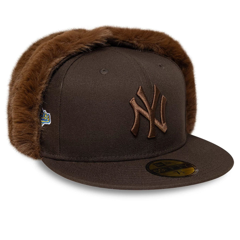 New York Yankees MLB World Series Dark Brown Dogear 59FIFTY Fitted Cap