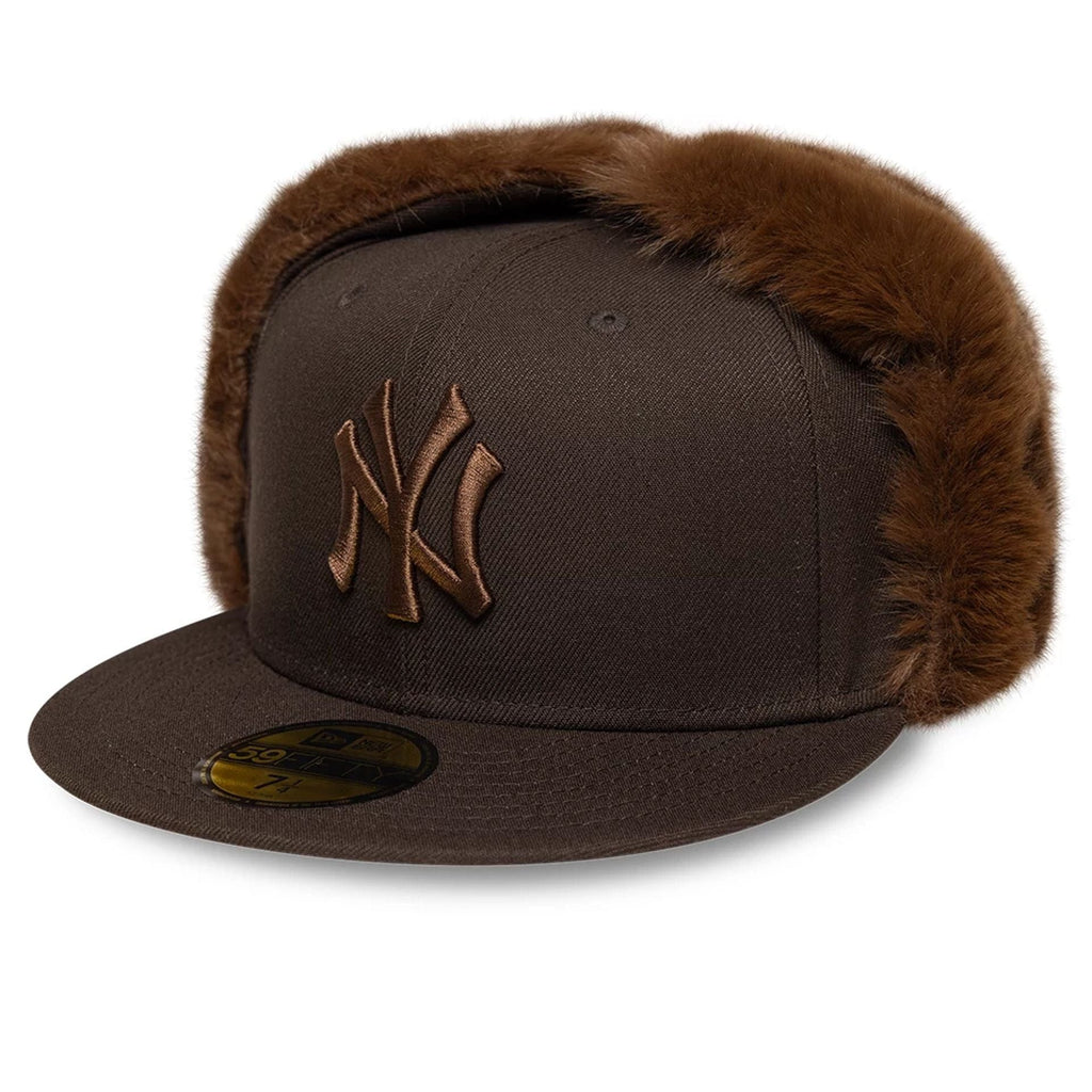 New York Yankees MLB World Series Dark Brown Dogear 59FIFTY Fitted Cap