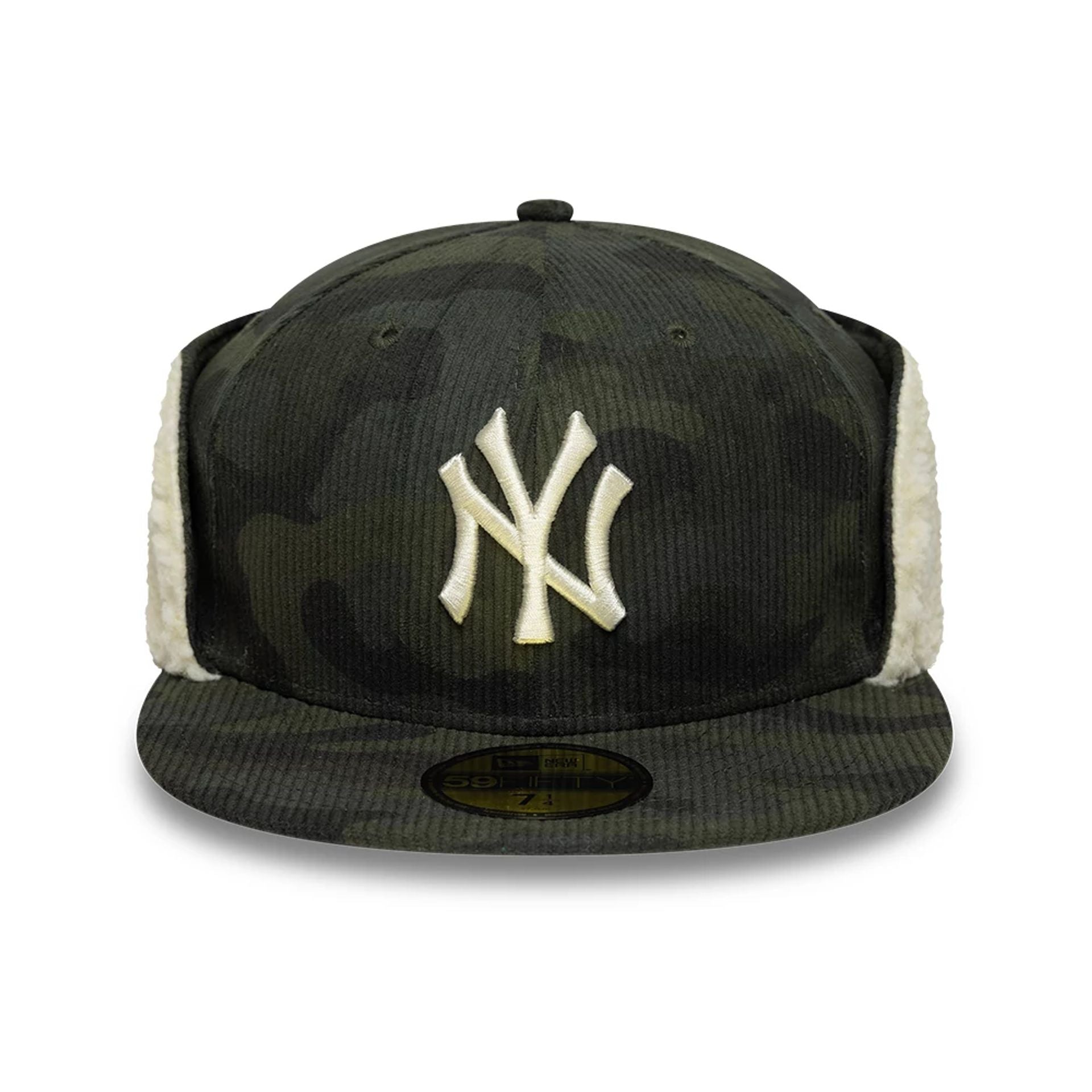 New York Yankees MLB Cord Green Downflap 59FIFTY Fitted Cap