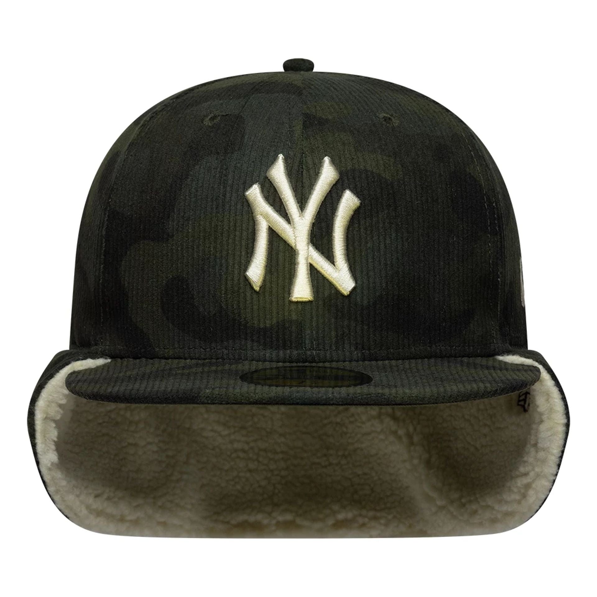New York Yankees MLB Cord Green Downflap 59FIFTY Fitted Cap