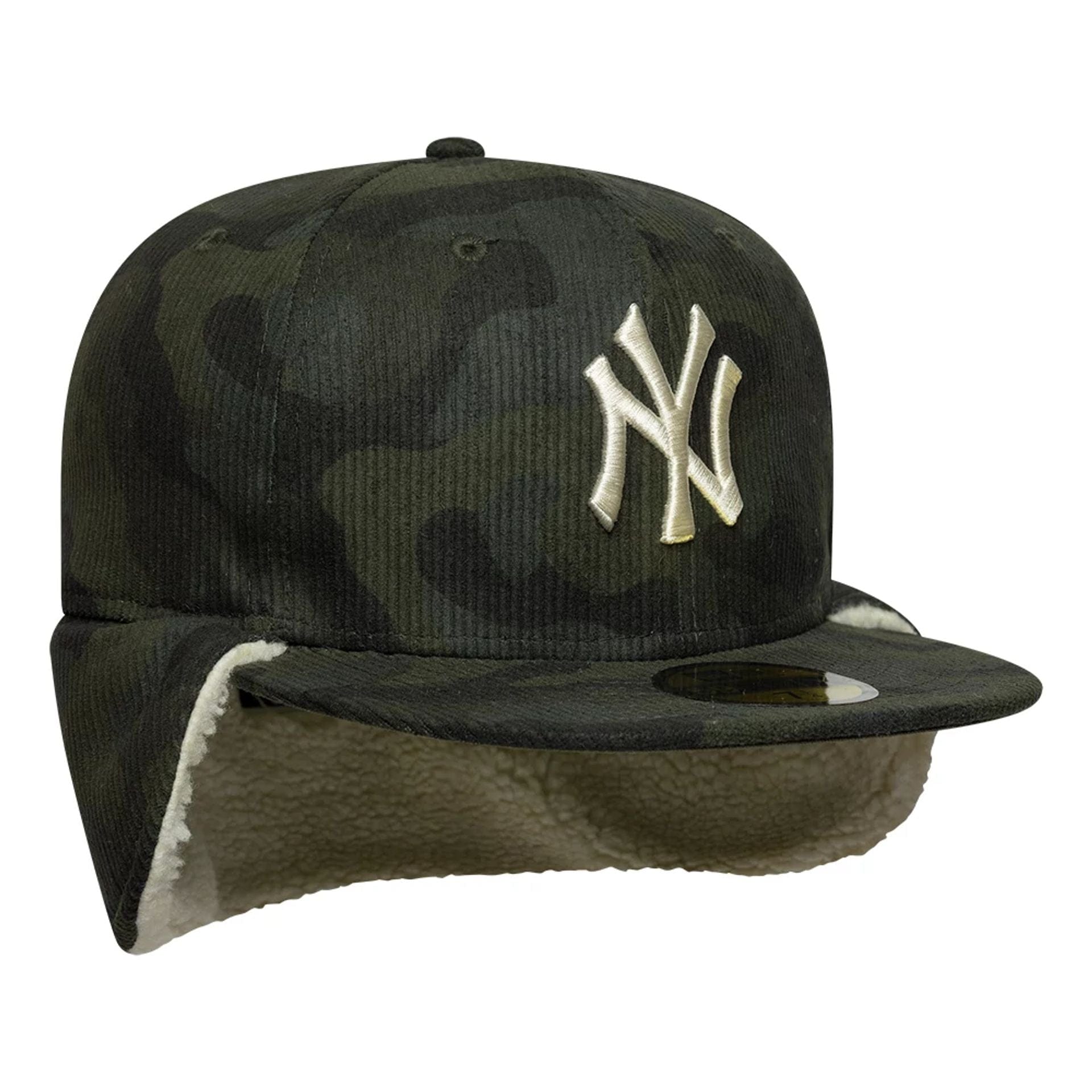 New York Yankees MLB Cord Green Downflap 59FIFTY Fitted Cap