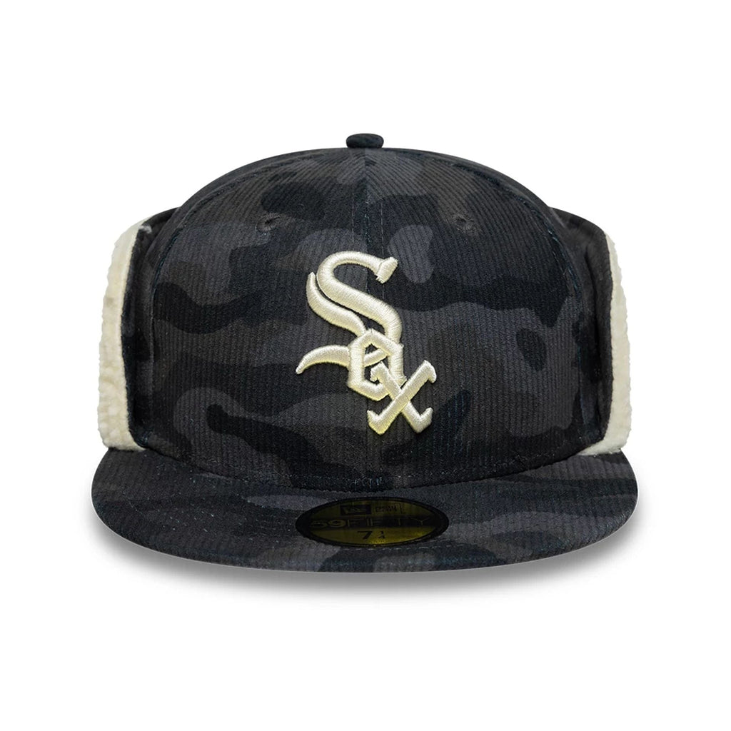 Chicago White Sox MLB Cord Black Downflap 59FIFTY Fitted Cap