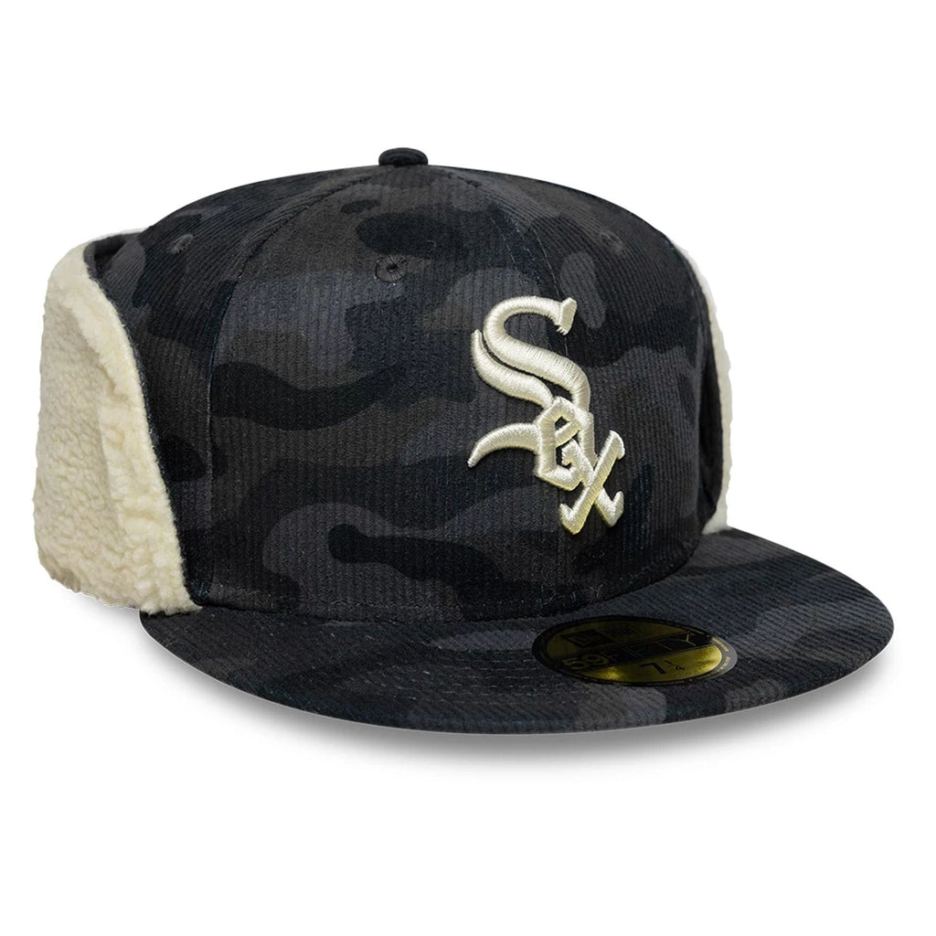 Chicago White Sox MLB Cord Black Downflap 59FIFTY Fitted Cap