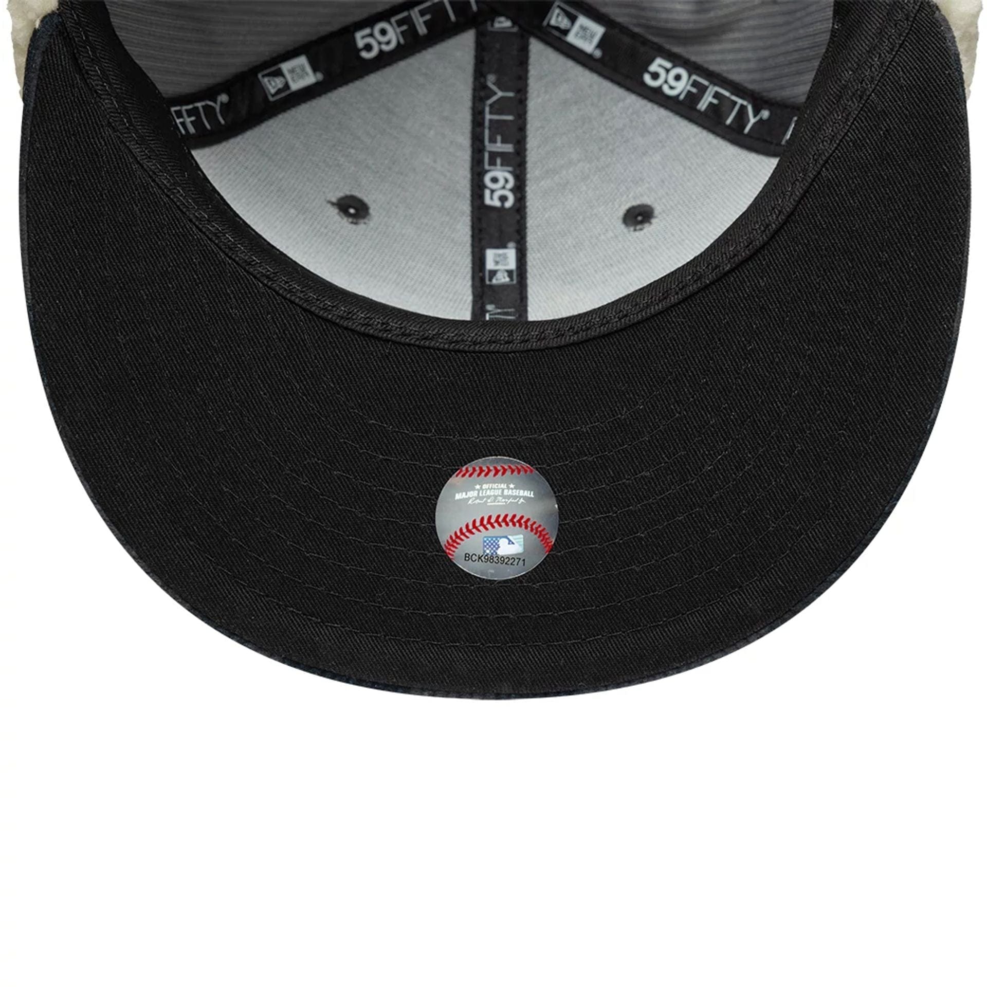 Chicago White Sox MLB Cord Black Downflap 59FIFTY Fitted Cap