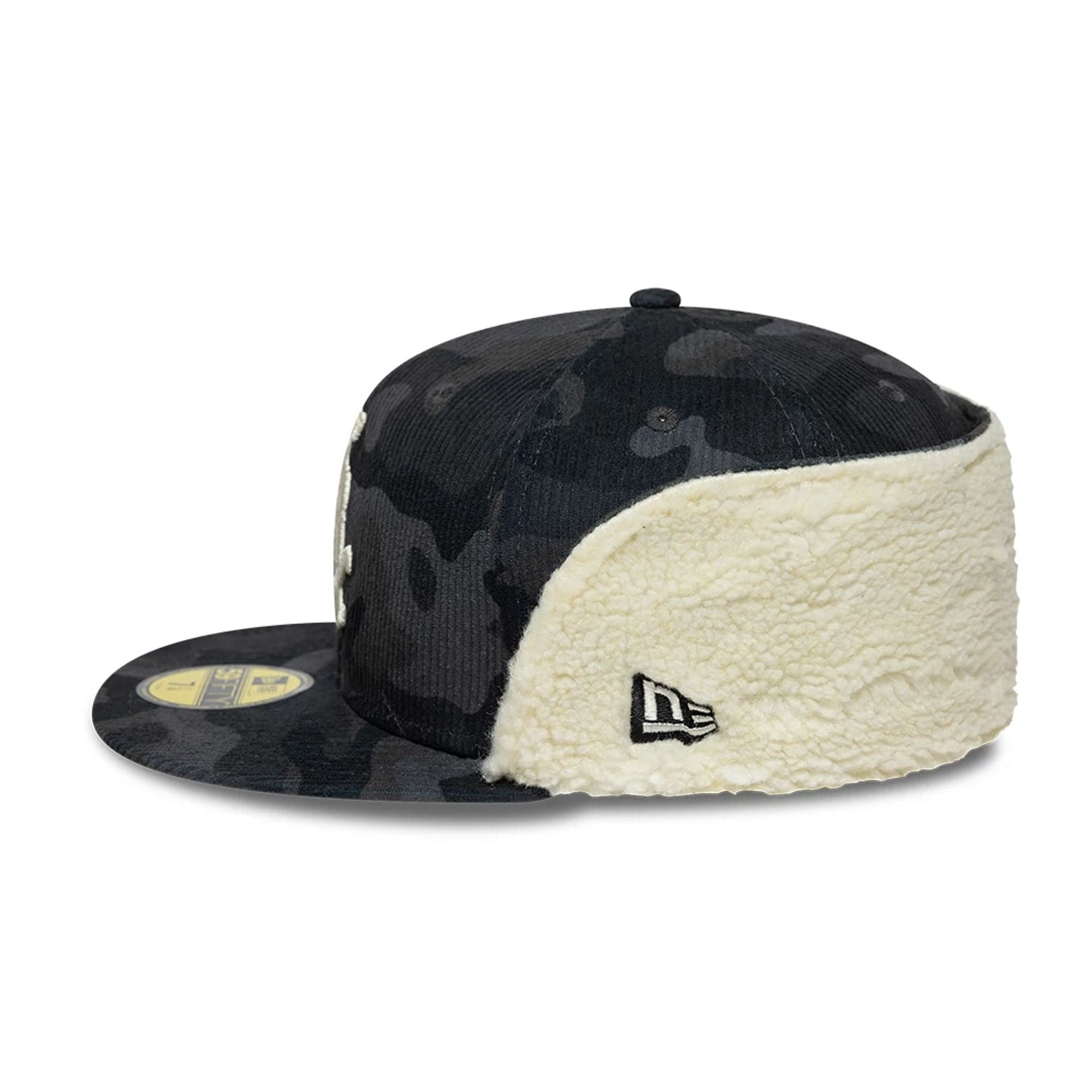 Chicago White Sox MLB Cord Black Downflap 59FIFTY Fitted Cap