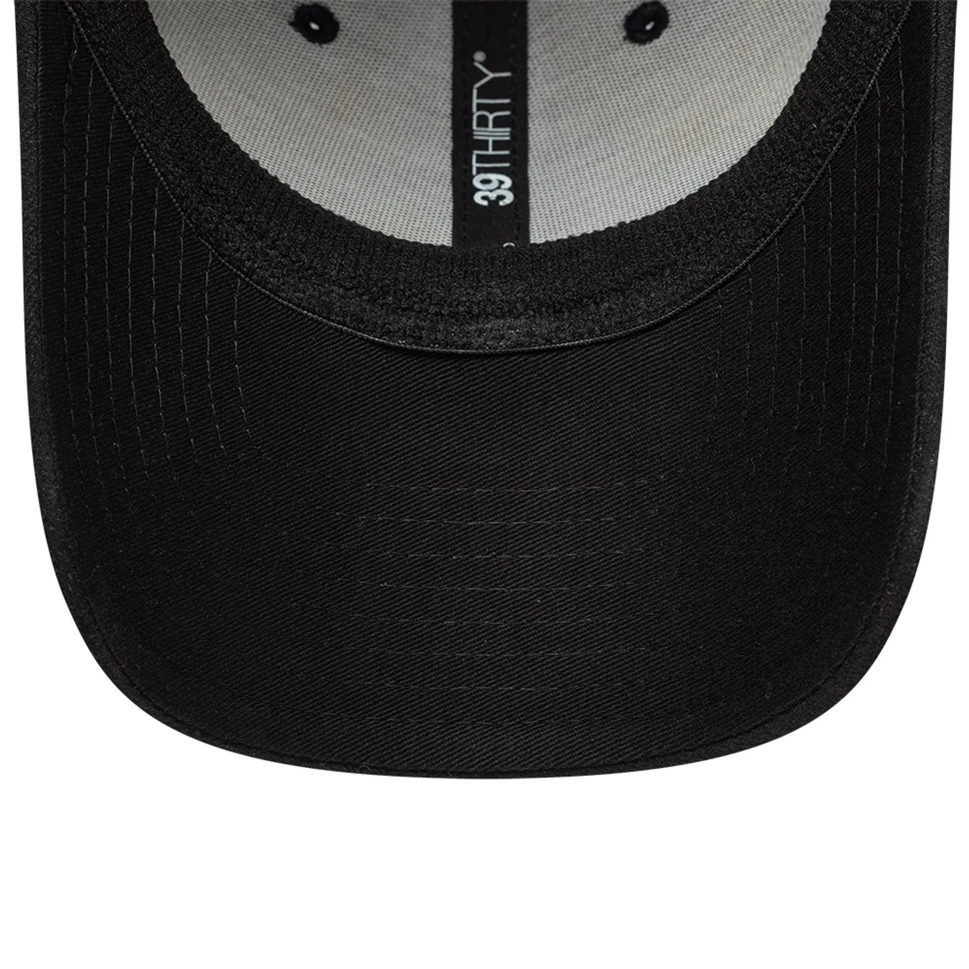 New Era Black 39THIRTY Downflap Stretch Fit Cap