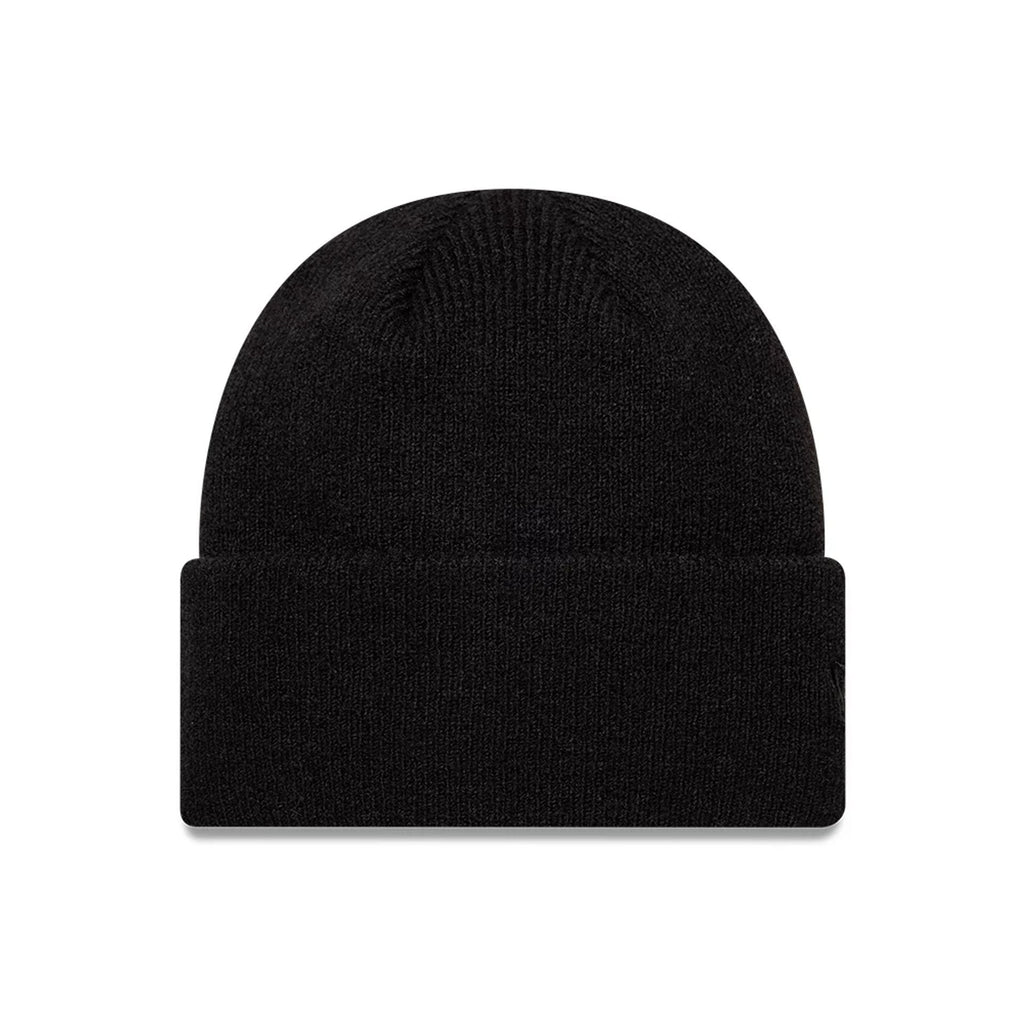New Era Borg Black Cuff knit Beanie Hat