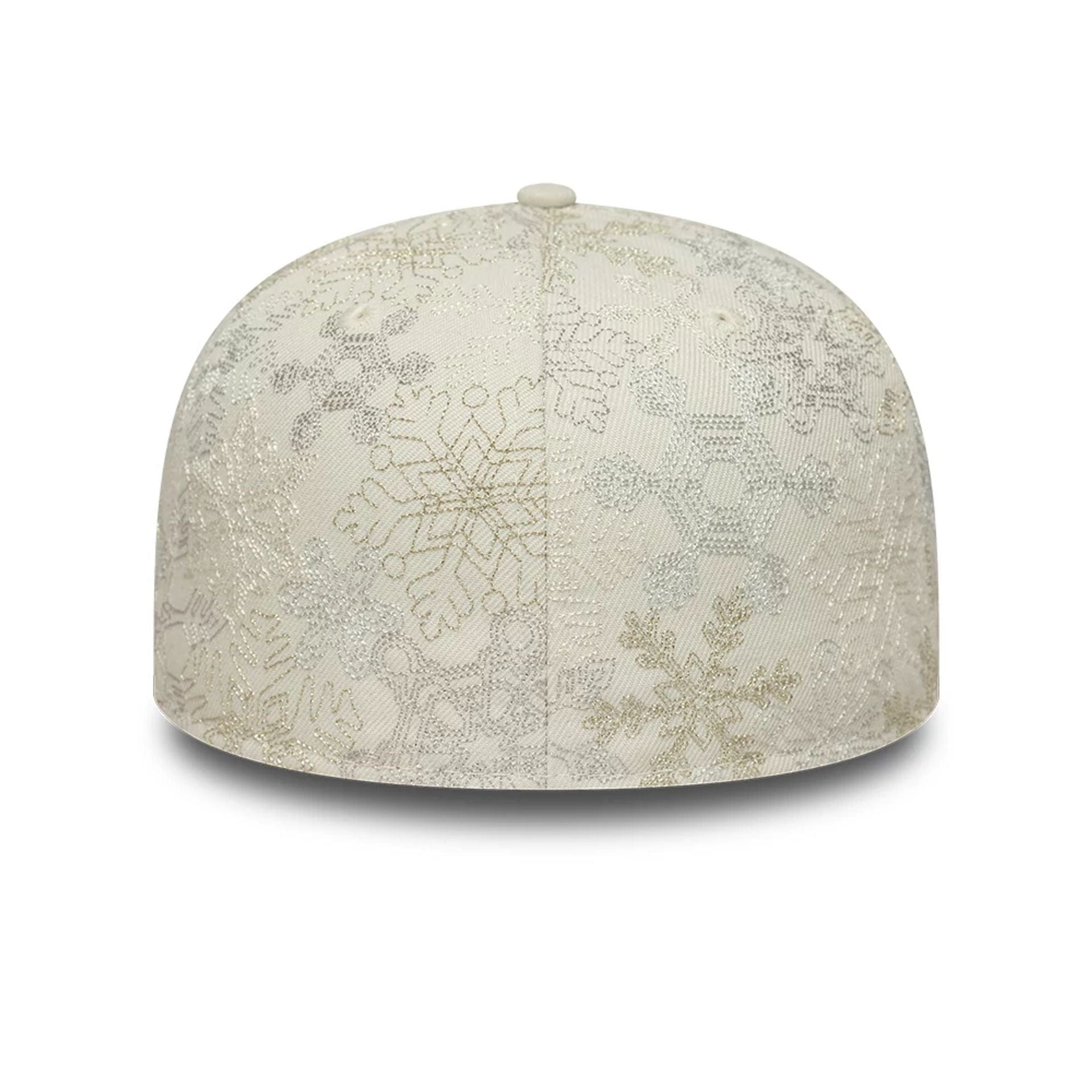 New Era Winter Snowflakes Light Beige 59FIFTY Fitted Cap