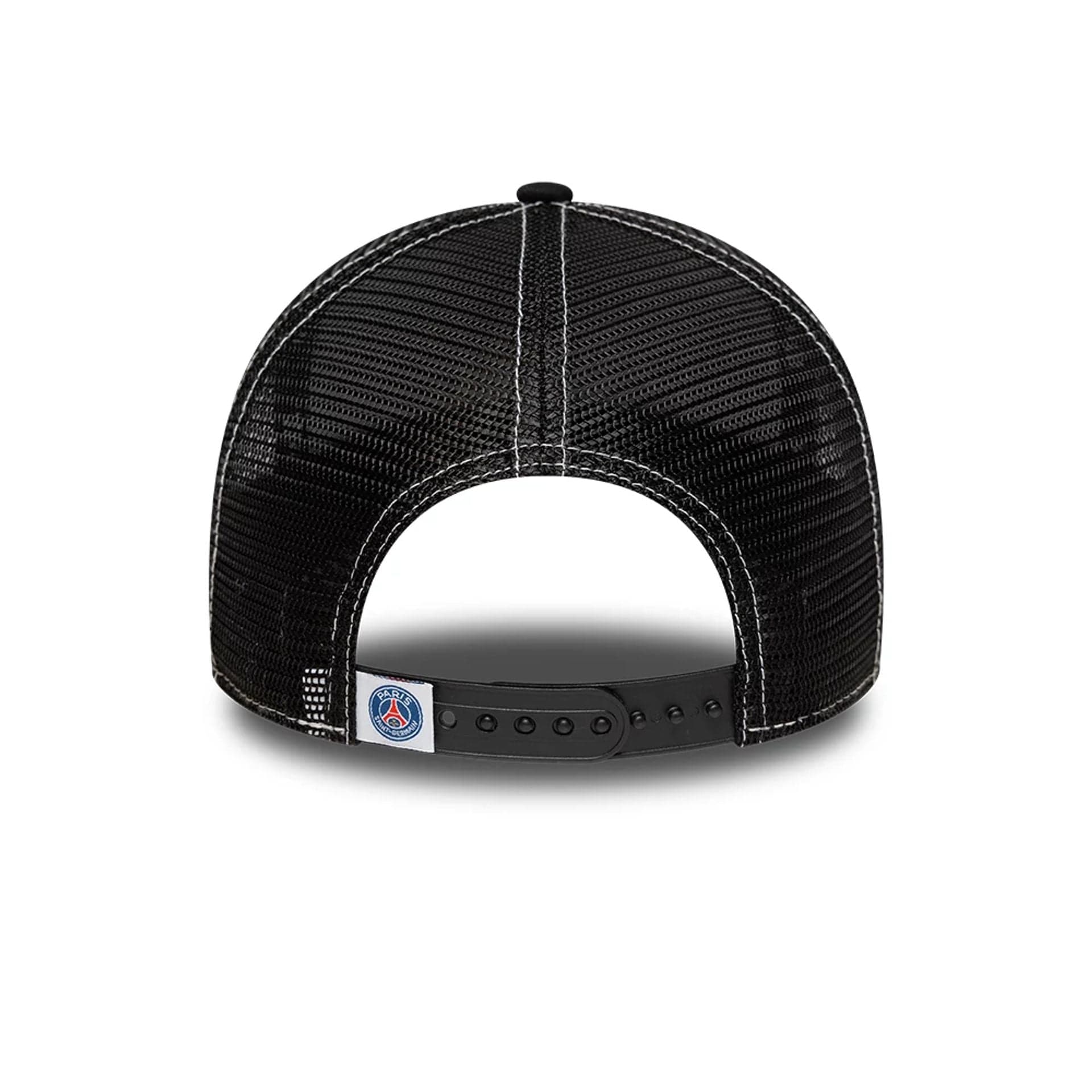 Paris Saint Germain Black 9FORTY E-Frame Trucker Adjustable Cap