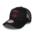 Paris Saint Germain Pop Black 9FORTY E-Frame Trucker Adjustable Cap