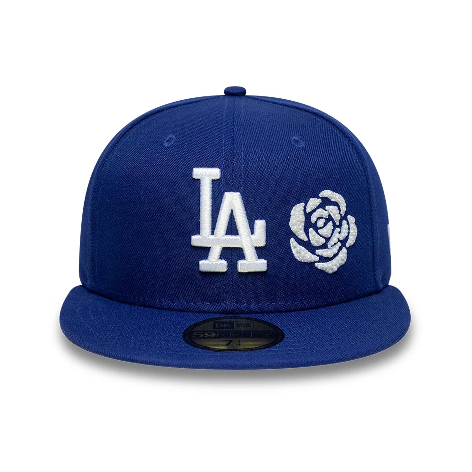 LA Dodgers MLB Faux Pearl Icon Dark Blue 59FIFTY Fitted Cap