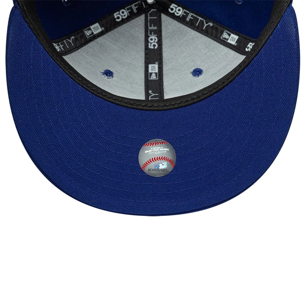 LA Dodgers MLB Faux Pearl Icon Dark Blue 59FIFTY Fitted Cap