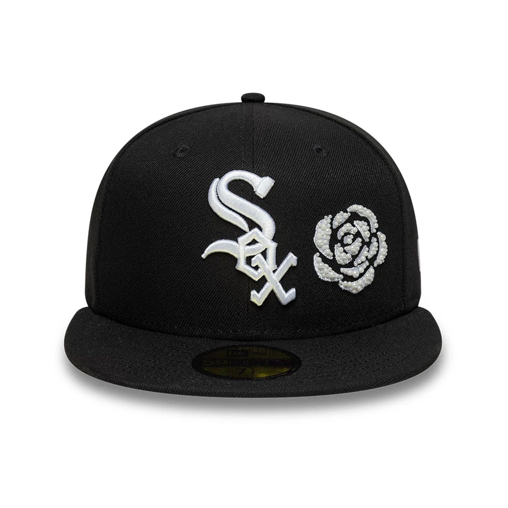 Chicago White Sox MLB Faux Pearl Icon Black 59FIFTY Fitted Cap