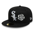 Chicago White Sox MLB Faux Pearl Icon Black 59FIFTY Fitted Cap