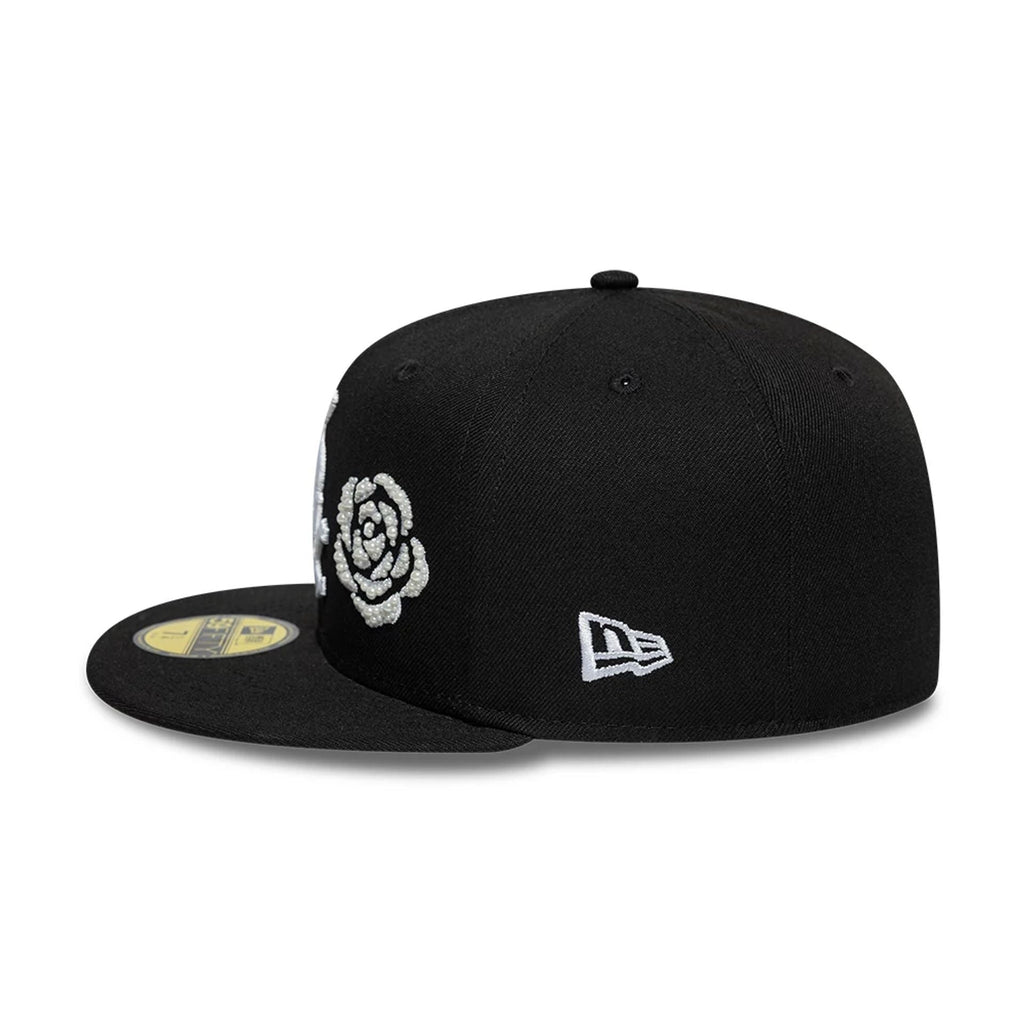 Chicago White Sox MLB Faux Pearl Icon Black 59FIFTY Fitted Cap