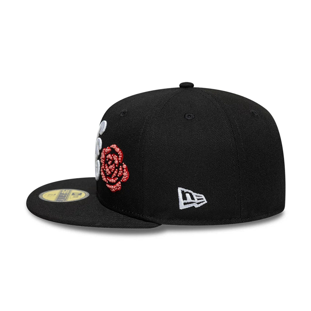New Era Faux Pearl Icon Black 59FIFTY Fitted Cap