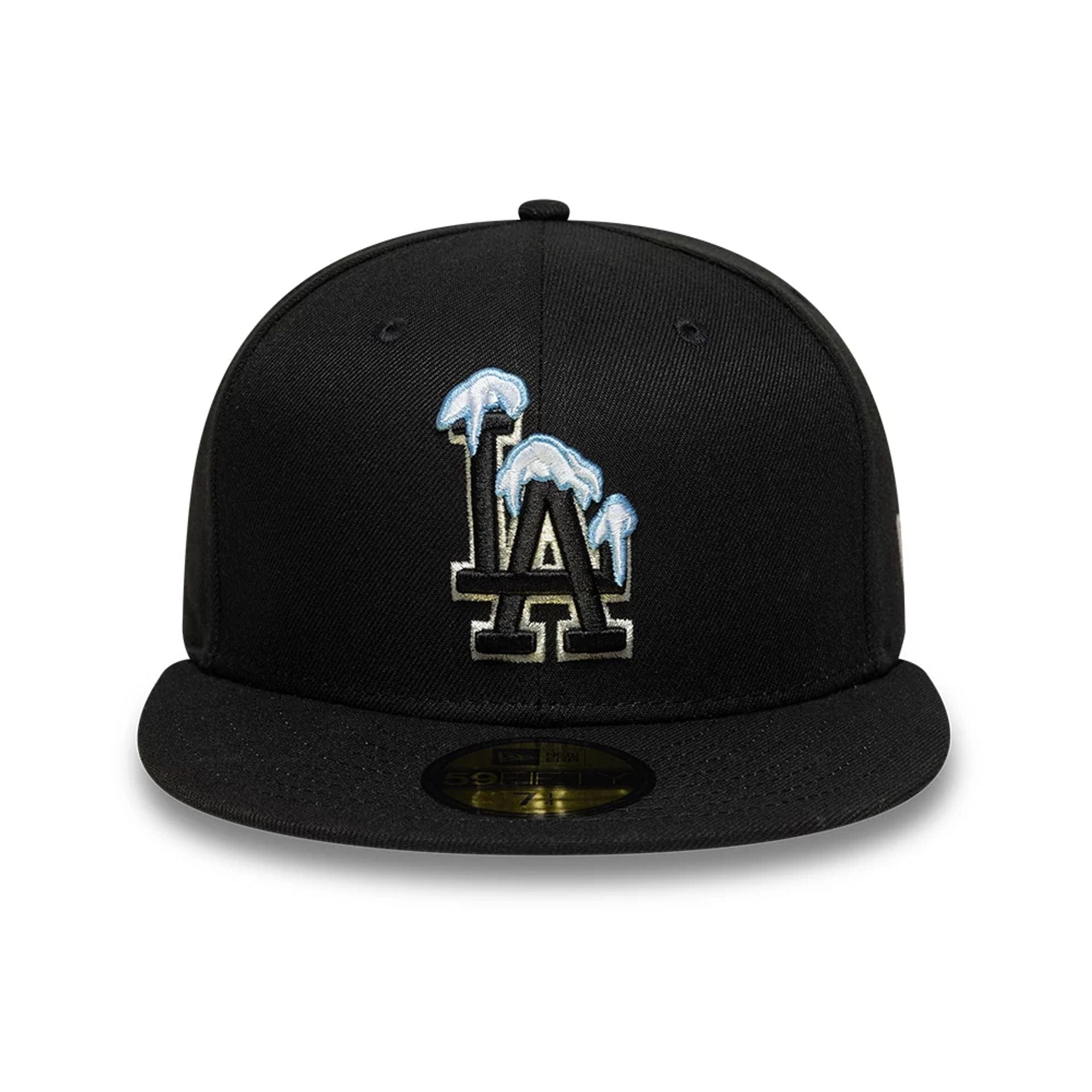LA Dodgers MLB Snow Icon Black 59FIFTY Fitted Cap