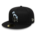 LA Dodgers MLB Snow Icon Black 59FIFTY Fitted Cap