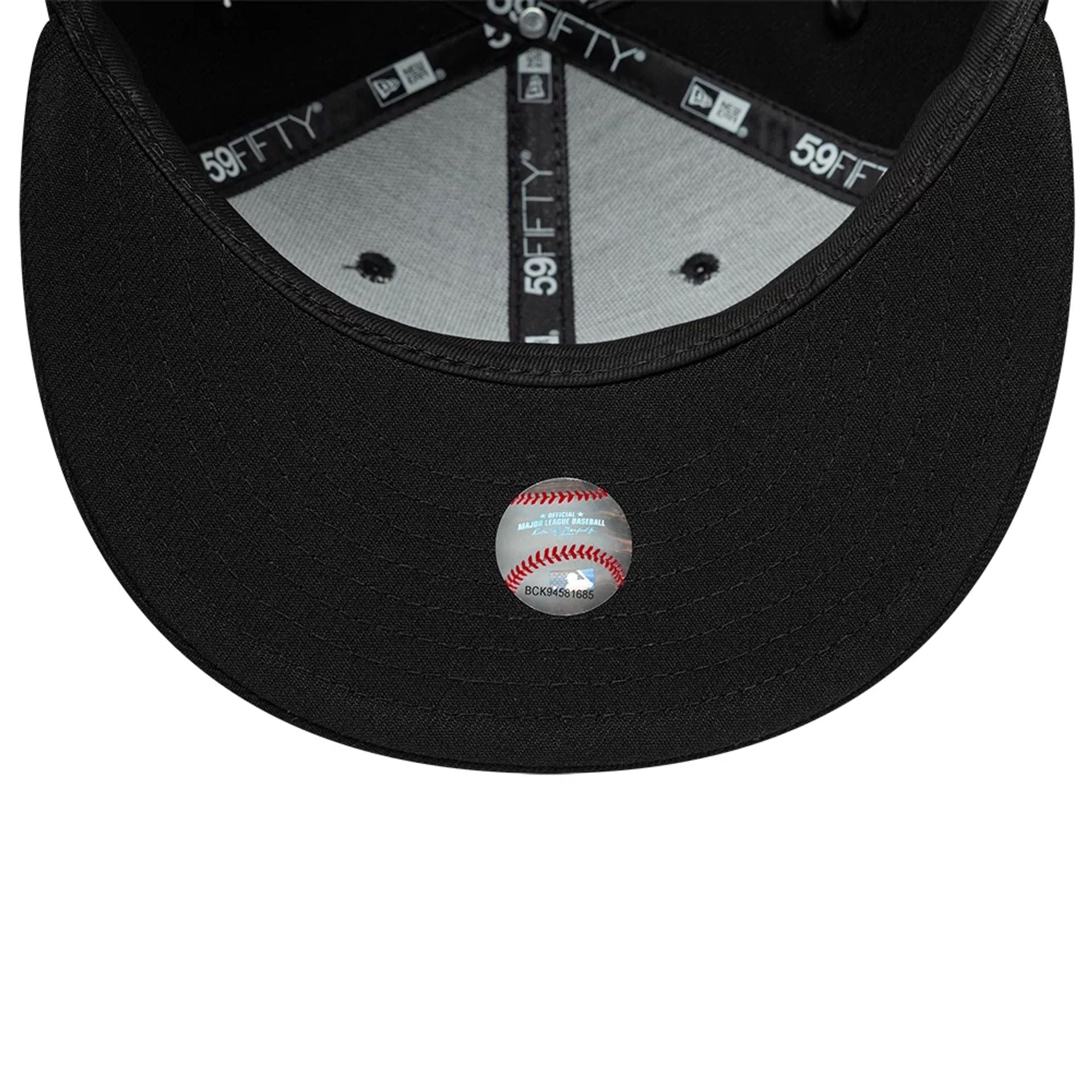 LA Dodgers MLB Snow Icon Black 59FIFTY Fitted Cap