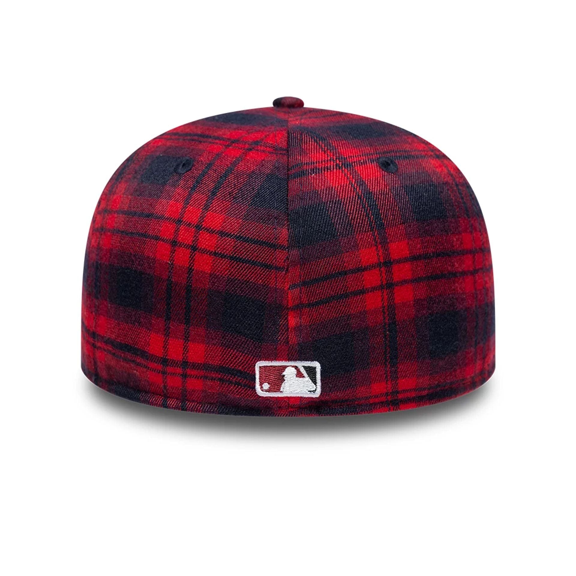 New York Yankees MLB Check Red Low Profile 59FIFTY Fitted Cap