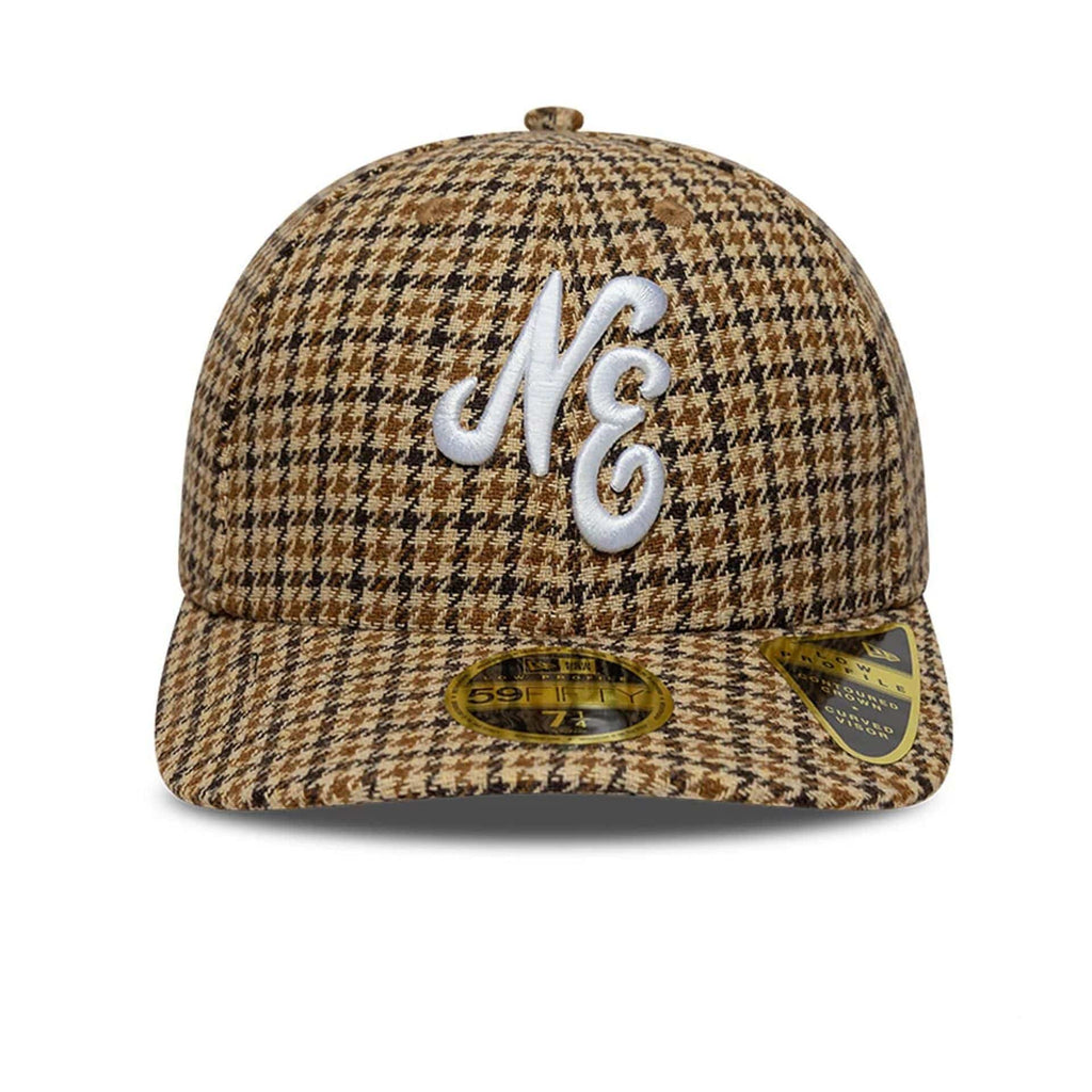 New Era Houndstooth Dark Brown Low Profile 59FIFTY Fitted Cap