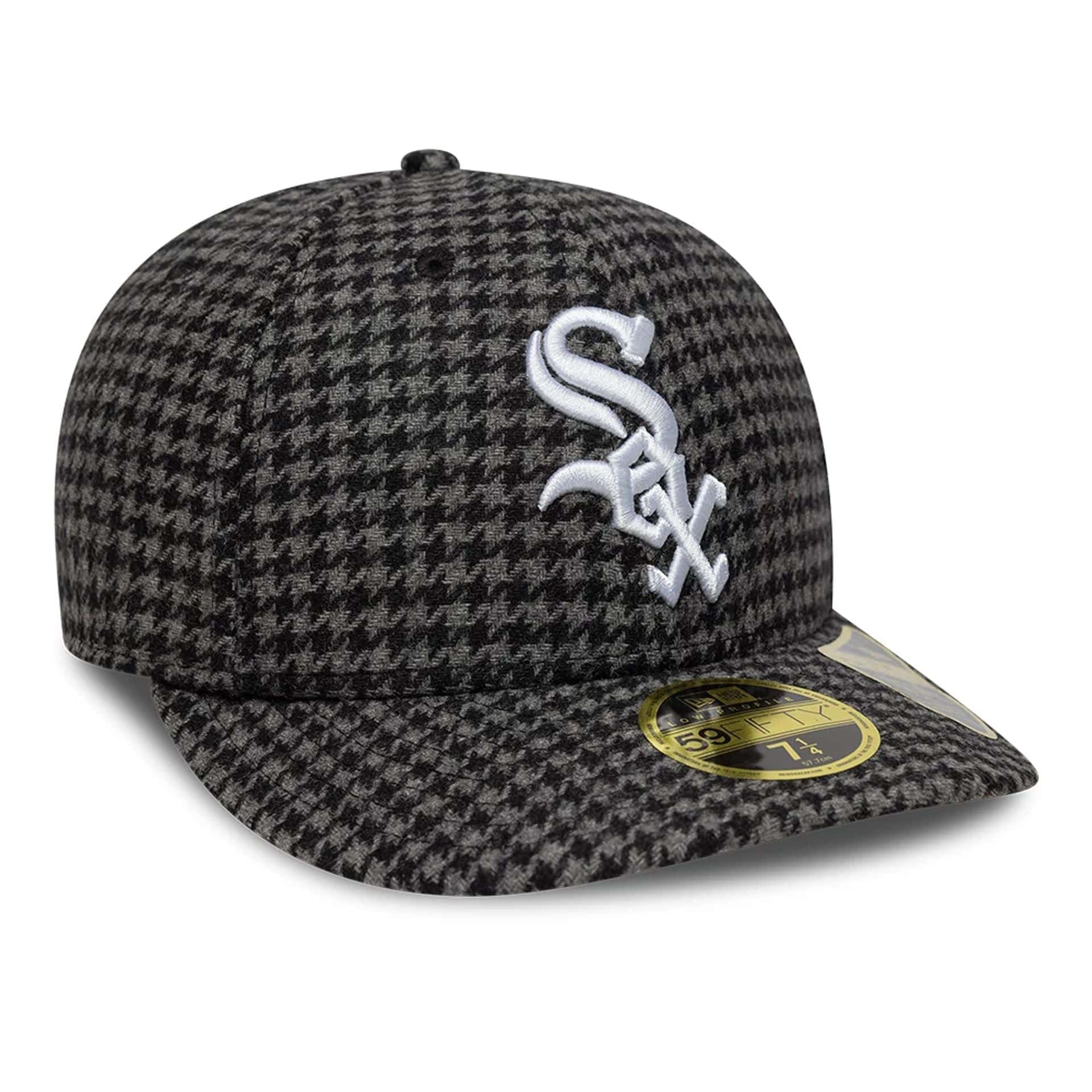 Chicago White Sox MLB Houndstooth Black Low Profile 59FIFTY Fitted Cap