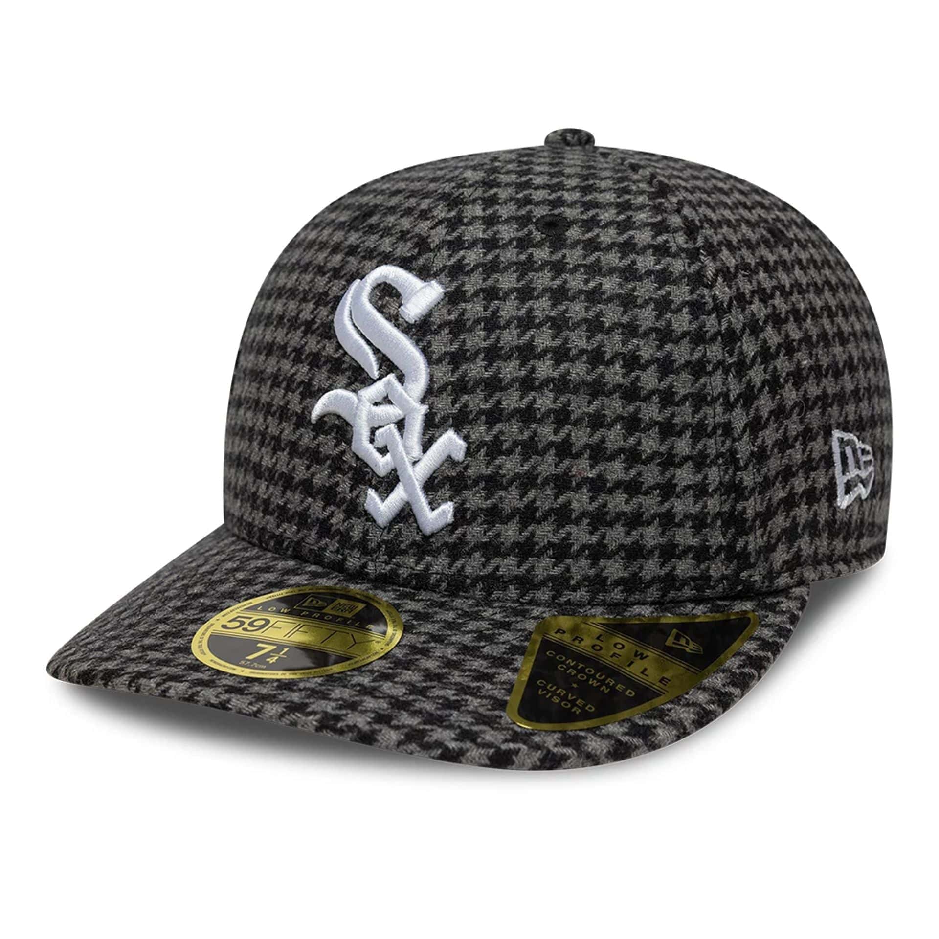 Chicago White Sox MLB Houndstooth Black Low Profile 59FIFTY Fitted Cap